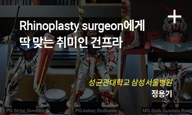 Rhinoplasty surgeon에게 딱 맞는 취미인 건프라 / 성균관대학교 삼성서울병원 / 정용기