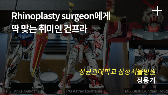 Rhinoplasty surgeon에게 딱 맞는 취미인 건프라 / 성균관대학교 삼성서울병원 / 정용기